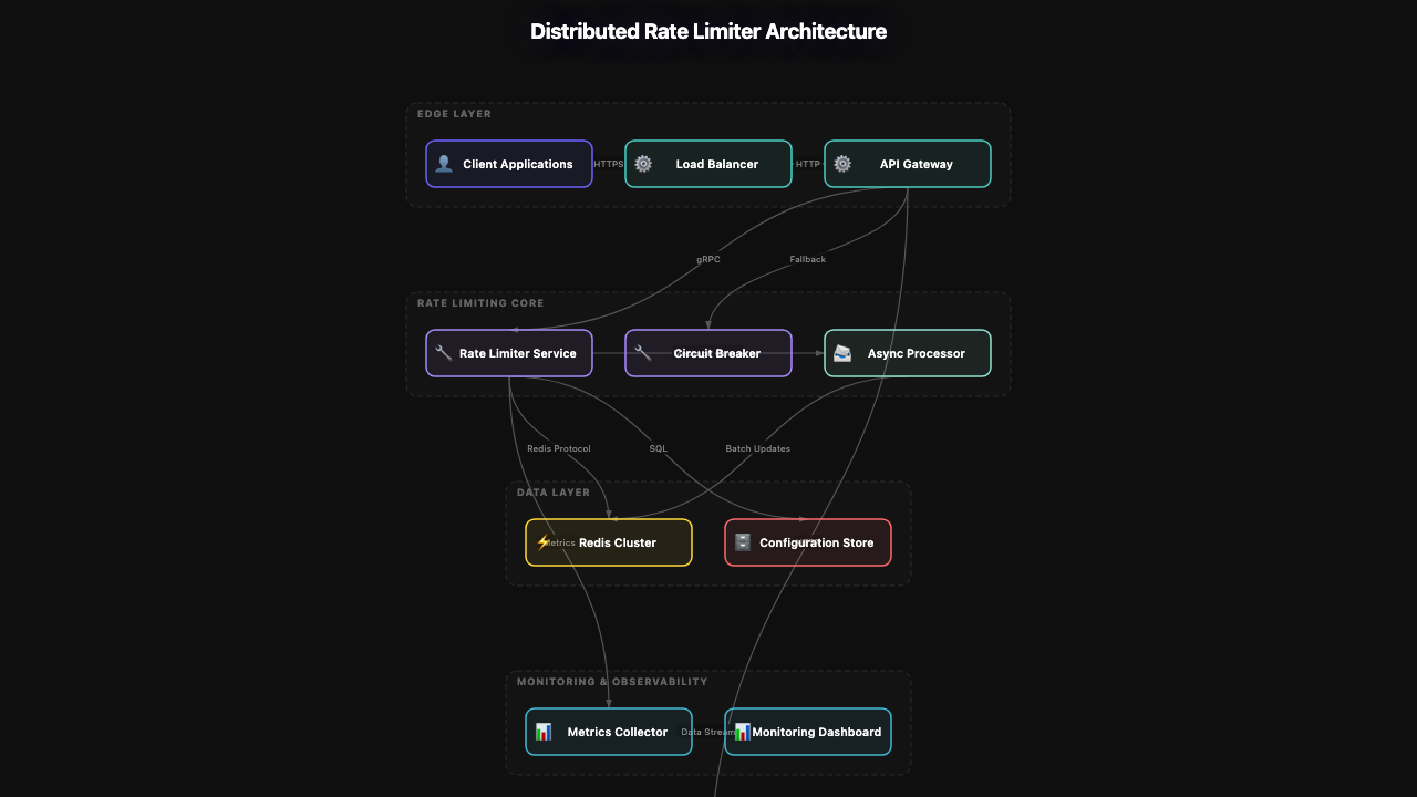 Rate Limiter architecture diagram